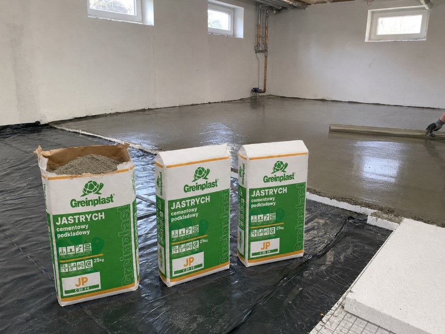 Jastrych cementowy Greinplast JP 25 kg CT-C20-F4